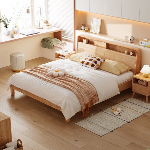 Linspire Aspire Queen Bed Frame with Storage Headboard Beds